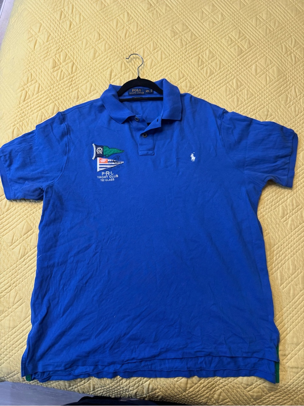 Polo by Ralph Lauren Royal Blue Men’s Polo with Yacht Club Patch